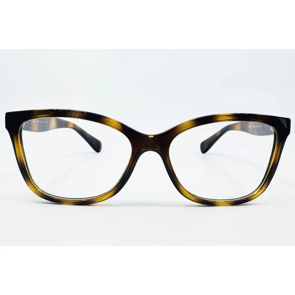 Ralph Eyeglasses Womens Tortoise RA 7088 1378 Cat Eye 53-16-140